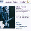요한 포스티에르 - 기타 리사이틀 (Johan Fostier - Guitar Recital)