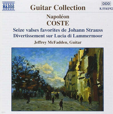 Jeffrey McFadden 나폴레옹 코스테: 기타 작품집 1집 (Napoleon Coste: Guitar Works Vol. 1)