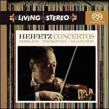 Jascha Heifetz 야샤 하이페츠 바이올린 협주곡 - 시벨리우스 / 글라주노프 / 프로코피에프 (Sibelius / Prokofiev / Glazunov: Violin Concertos)