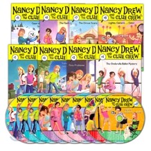 Nancy Drew and The Clue Crew 10종 세트 (Book + CD)