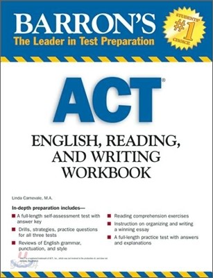 Barron&#39;s ACT English, Reading, and Writing Workbook
