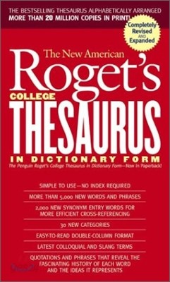 New American Roget&#39;s College Thesaurus in Dictionary Form (Revised &amp; Updated)