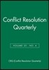 Conflict Resolution Quarterly