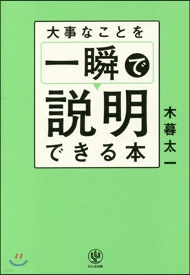 大事なことを一瞬で說明できる本