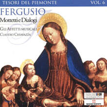 Claudio Chiavazza 페르주지오: 모테트과 다이알로그 (Fergusio : Mottetti E Dialogi Da Concertare)