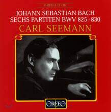 Carl Seemann 바흐: 파르티타 BWV 825 - 830 (Bach : Six Partitas)