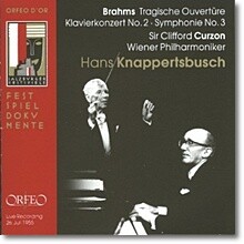 Hans Knappertsbusch / Clifford Curzon 브람스: 비극적 서곡, 피아노 협주곡 2번, 교향곡 3번 (Brahms: Symphony No. 3 &amp; Piano Concerto No. 2)