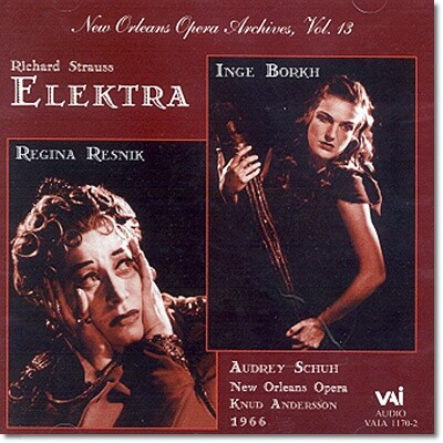 Audrey Schuh R.슈트라우스: 엘렉트라 전곡 (Richard Strauss: Elektra)