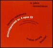 Arditti Quartet 베를린 인벤션 현대음악제 1집 - 호라트시우 러둘레스코: 현악 사중주 4번 (20 Years Inventionen Vol.1 - Horatiu Radulescu: String Quartet Op.33) 아르디티 콰르텟