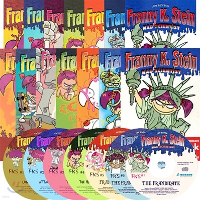 Franny K. Stein, Mad Scientist #1~7 Full Set : Book 7 + CD 7 + Workbook 7