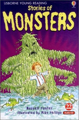 Usborne Young Reading Audio Set Level 1-22 : Stories of Monsters (Book & CD)