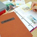 우리아기 성장앨범X육아일기(바인딩 접착식앨범+스크랩북)-카멜브라운