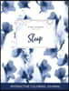 Adult Coloring Journal: Sleep (Butterfly Illustrations, Blue Orchid)