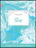 Adult Coloring Journal: Sleep (Butterfly Illustrations, Turquoise Marble)