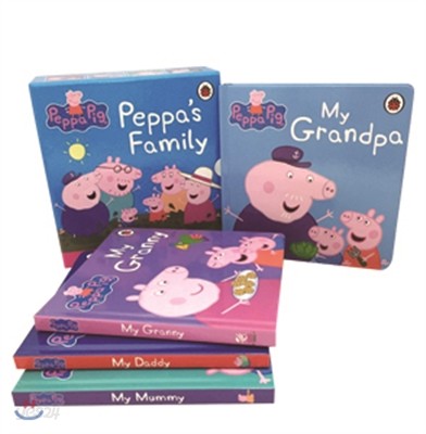 페파 피그 보드북 원서 4종 세트 (가족 이야기) : Peppa Pig : Peppa&#39;s Family