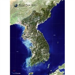 [위성지도] 한반도(1000조각 KTP 10-701)