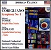 David Alan Miller 코릴리아노 / 토르케 / 코플랜드: 관현악 작품집 (Corigliano: Symphony No.1 / Torke: Bright Blue Music / Copland: Appalachian Spring Suite)