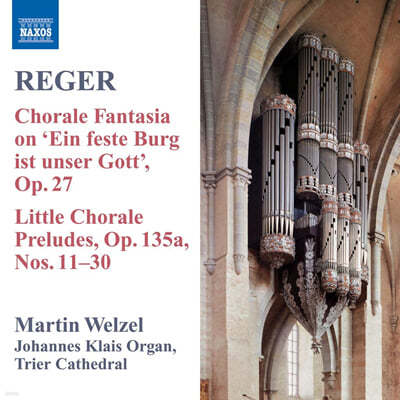 Martin Welzel 막스 레거: 코랄환상곡 '내 주는 강한 성이오', 작은 코랄 프렐류드 외 (Max Reger: Chorale Fantasia on 'Ein feste Burg ist unser Gott' Op.27, Little Chorale Preludes Op.135a Nos.11-30) 