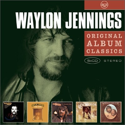 Waylon Jennings - Original Album Classics (Lonesome, On’Ry And Mean + This Time + The Ramblin' Man + Ol' Waylon + Waylon & Willie)