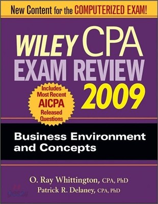 Wiley CPA Exam Review 2009 : Business Environment and Concepts