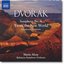 Marin Alsop 드보르작: 교향곡 9번 '신세계로부터', 교향적 변주곡 - 마란 알솝 (Dvorak: Symphony No.9 "From the New World")