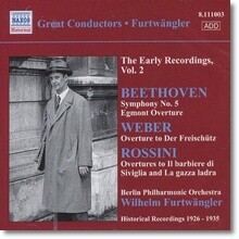Wilhelm Furtwangler 베토벤: 교향곡 5번, 에그몬트 서곡 / 베버: 마탄의 사수 외 (Beethoven: Symphony No.5, Egmont Overture / Weber: Overture to Der Freischutz)