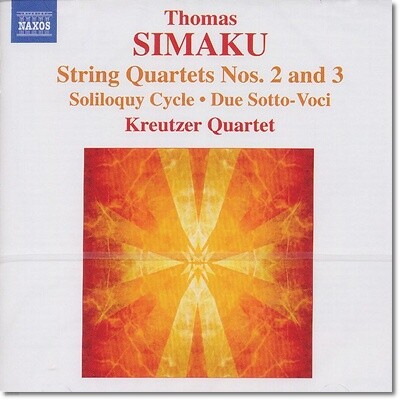 Kreuzter Quartet 토마스 시마쿠: 현악사중주 2, 3번 (Thomas Simaku: String Quartets Nos. 2, 3)