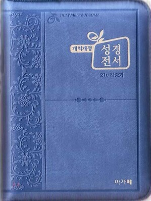개역개정 한손에 성경&21C 찬송가(미니/합본/색인/이태리신소재/지퍼/NKR43M)(10*14)(하늘)