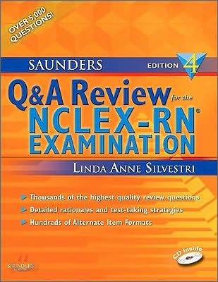 Saunders Q&amp;A Review for the NCLEX-RN Examination, 4/E