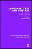 Language, Text and Context