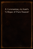A Commentary to Kant's 'Critique of Pure Reason'