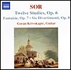 Goran Krivokapic 소르: 12개의 연습곡, 서주와 모차르트 주제의 변주곡, 환상곡 외 (Fernando Sor: Twelve Studies Op.6, Six Divertimenti Op.8, Fantaisie Op.7)