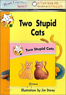 Read Together Step 4-9 : Two Stupid Cats (Book + CD)