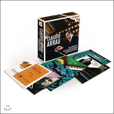 Claudio Arrau 클라우디오 아라우 - RCA 빅터, 콜럼비아 앨범 컬렉션 전집 박스세트 한정반 (The Complete RCA Victor and Columbia Album Collection)