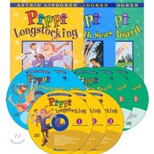Pippi Longstocking 3종 직수입도서(오디오 3종,단어장증정)