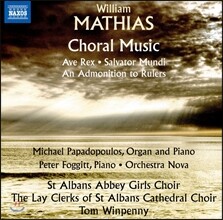 Tom Winpenny 윌리엄 마티아스: 합창 음악 - 아베 렉스, 살바토르 문디 [구세주] 외 (William Mathias: Choral Music - Ave Rex, Salvator Mundi) 세인트 앨번스 성당 합창단