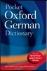 Pocket Oxford German Dictionary, 4/E