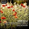 Josu de Solaun 에네스쿠: 피아노 독주 작품 전곡 2집 - 소나타 3번, 종소리 모음곡, 전주곡과 푸가 (Enescu: Piano Sonata, Des Cloches Sonores Op.10)