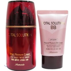 마몽드 토탈 솔루션 스마트 모이스처 고보습 크림 50ml+미네랄 비비크림 30ml