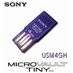 [소니코리아정품] 소니 Micro Vault Tiny USM4GH ☆다운로드이용권증정☆