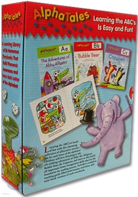 AlphaTales: A Set of 26 Irresistible Animal Storybooks That Build Phonemic Awareness & Teach Each Letter of the Alphabet [With Teacher's Guide]