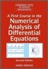 A First Course in the Numerical Analysis of Differential Equations