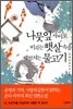 나뭇잎 사이로 비치는 햇살 속을 헤엄치는 물고기
