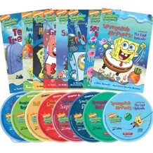 SpongeBob Squarepants Chapter Book 8종 세트 (Book + CD)