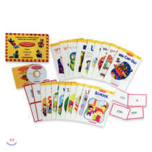 스콜라스틱 하이 프리퀀시 리더스 박스 세트 : High Frequency Readers box Set With CD & Flashcard