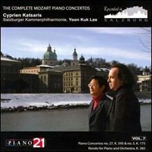 Cyprien Katsaris / 이윤국 - 모차르트: 피아노 협주곡 전곡 7집 - 27, 5번 (Mozart: The Complete Piano Concertos Vol.7) 치프리앙 카차리스