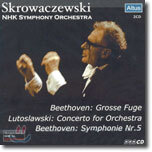 Beethoven : Symphony No.5ㆍGrosse FugeㆍLutoslawski : Concerto For Orchestra : NHK Orch.ㆍSkrowaczewski