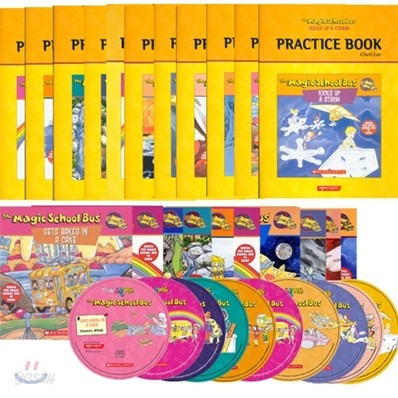 The Magic School Bus 매직 스쿨버스 1단계 10종 세트 (Book+CD+Workbook)