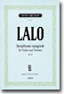 Lalo, E.: Symphonie espagnole fur Violine und Orchester op. 21