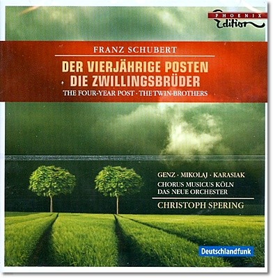 Aga Mikolaj 슈베르트: 2개의 징슈필 (쌍둥이형제, 4년간 초병근무) (Schubert: Die Zwillingsbruder, Der Vierjahrige Posten)